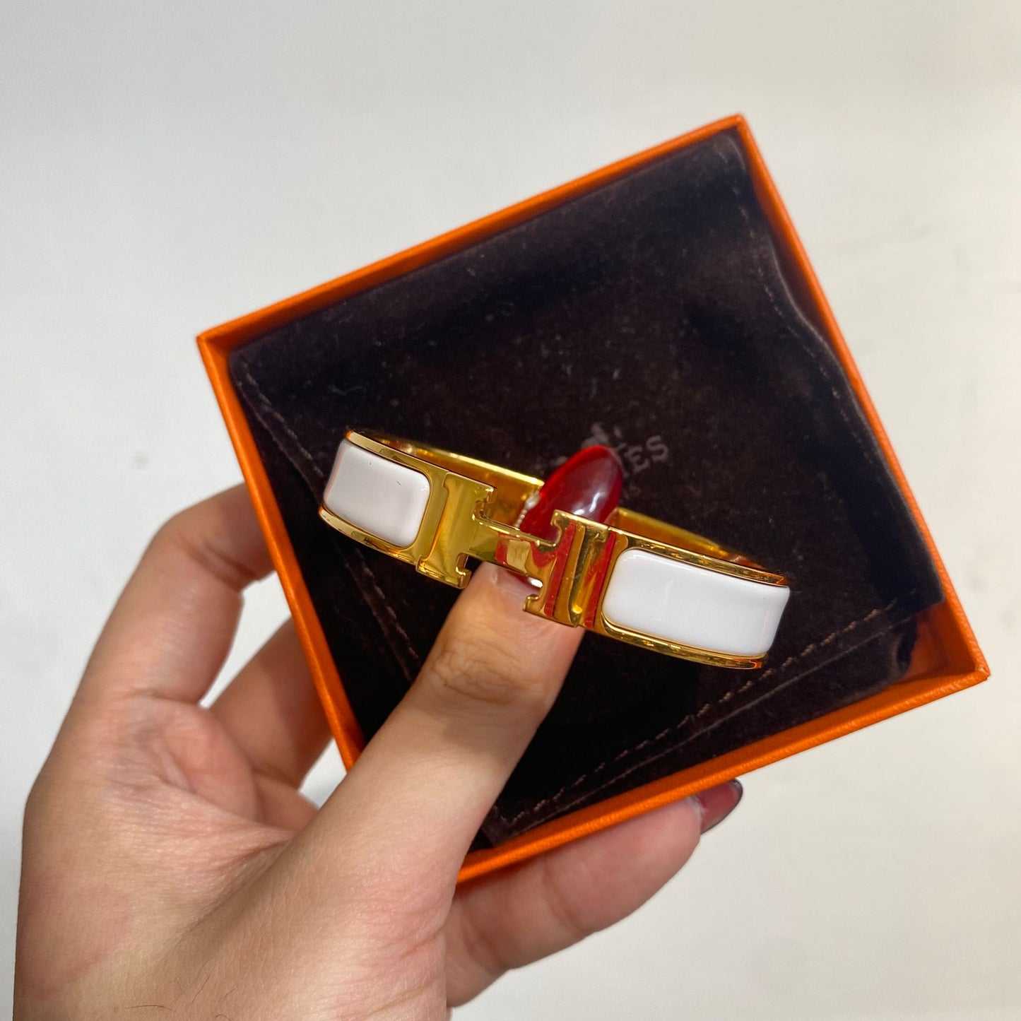 HERMES 手鈪 有盒有塵袋