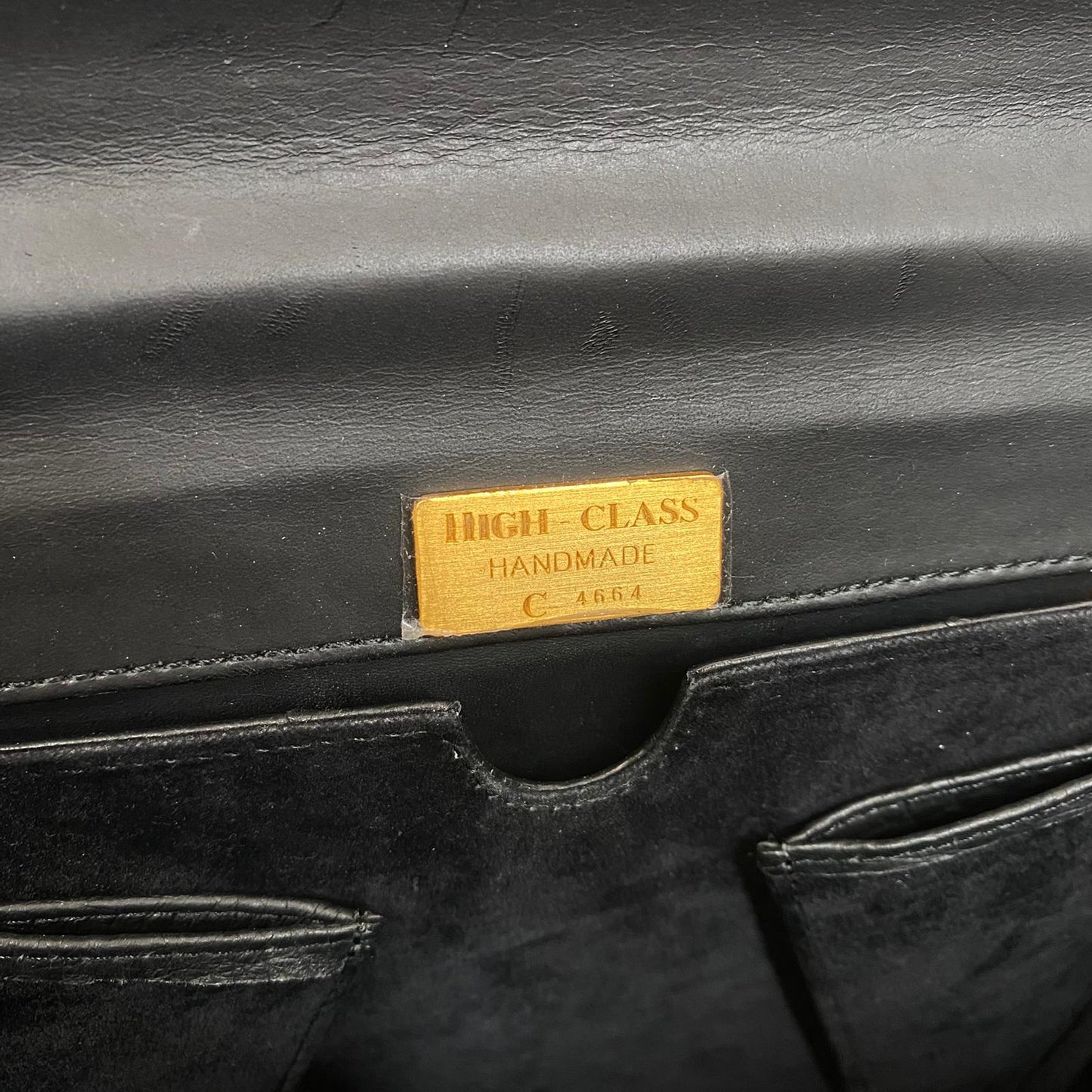 HIGH CLASS 鴕鳥皮 Kelly 黑色