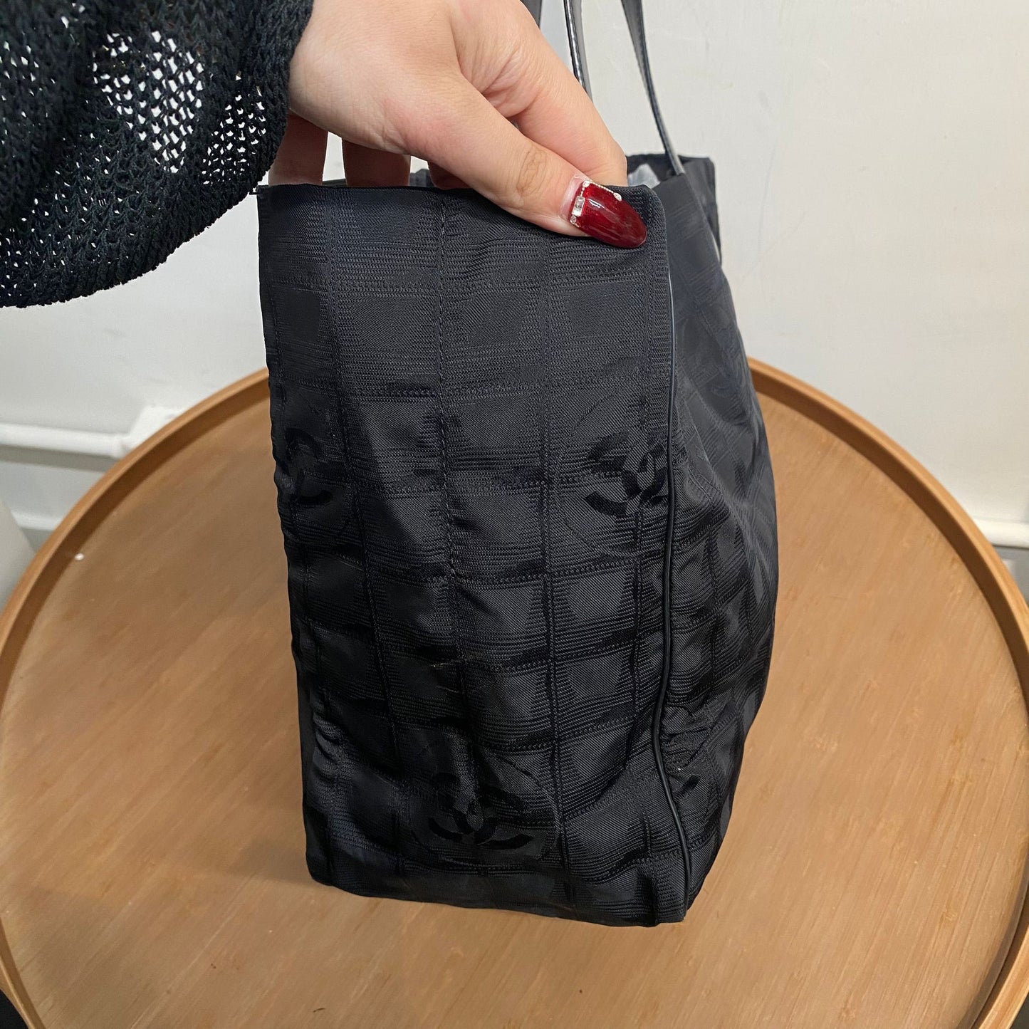 Chanel 冰格 Tote 有貼