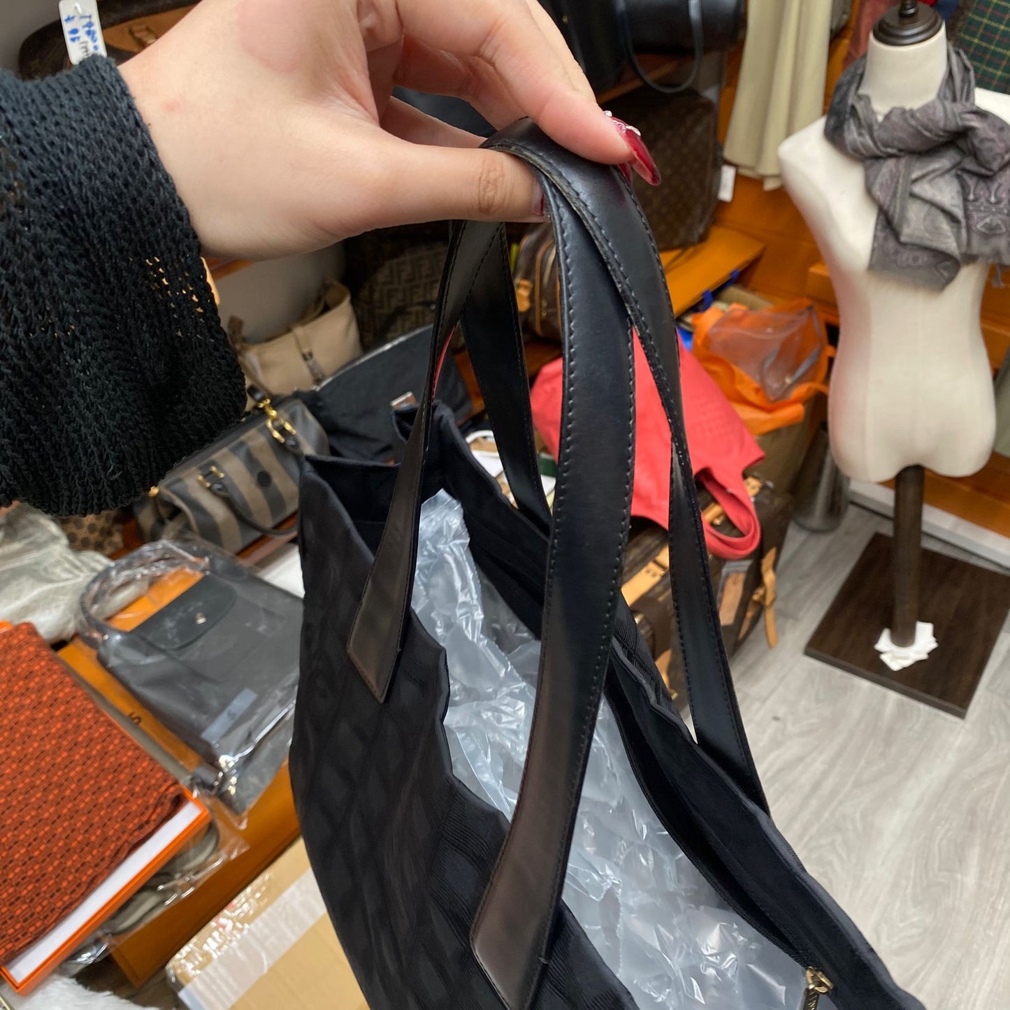 Chanel 冰格 Tote 有貼