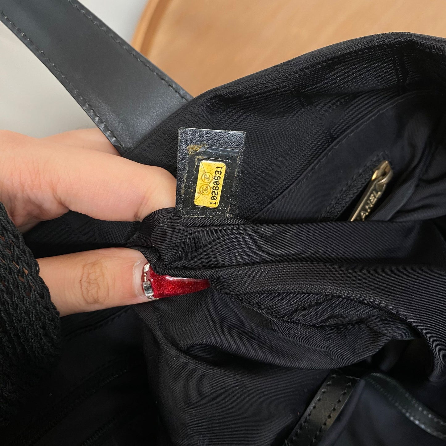 Chanel 冰格 Tote 有貼