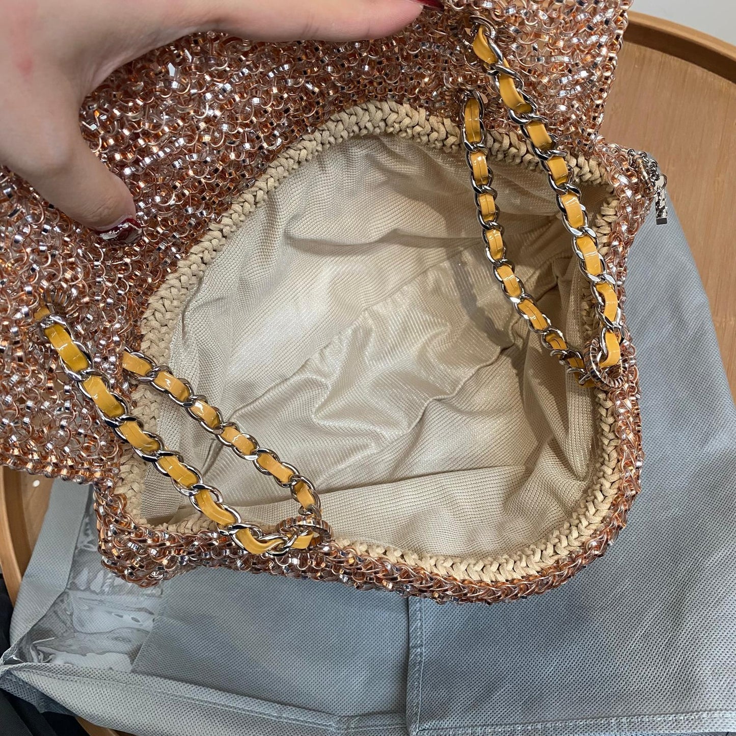 Anteprima 3 Way Tote 粉色 有塵袋