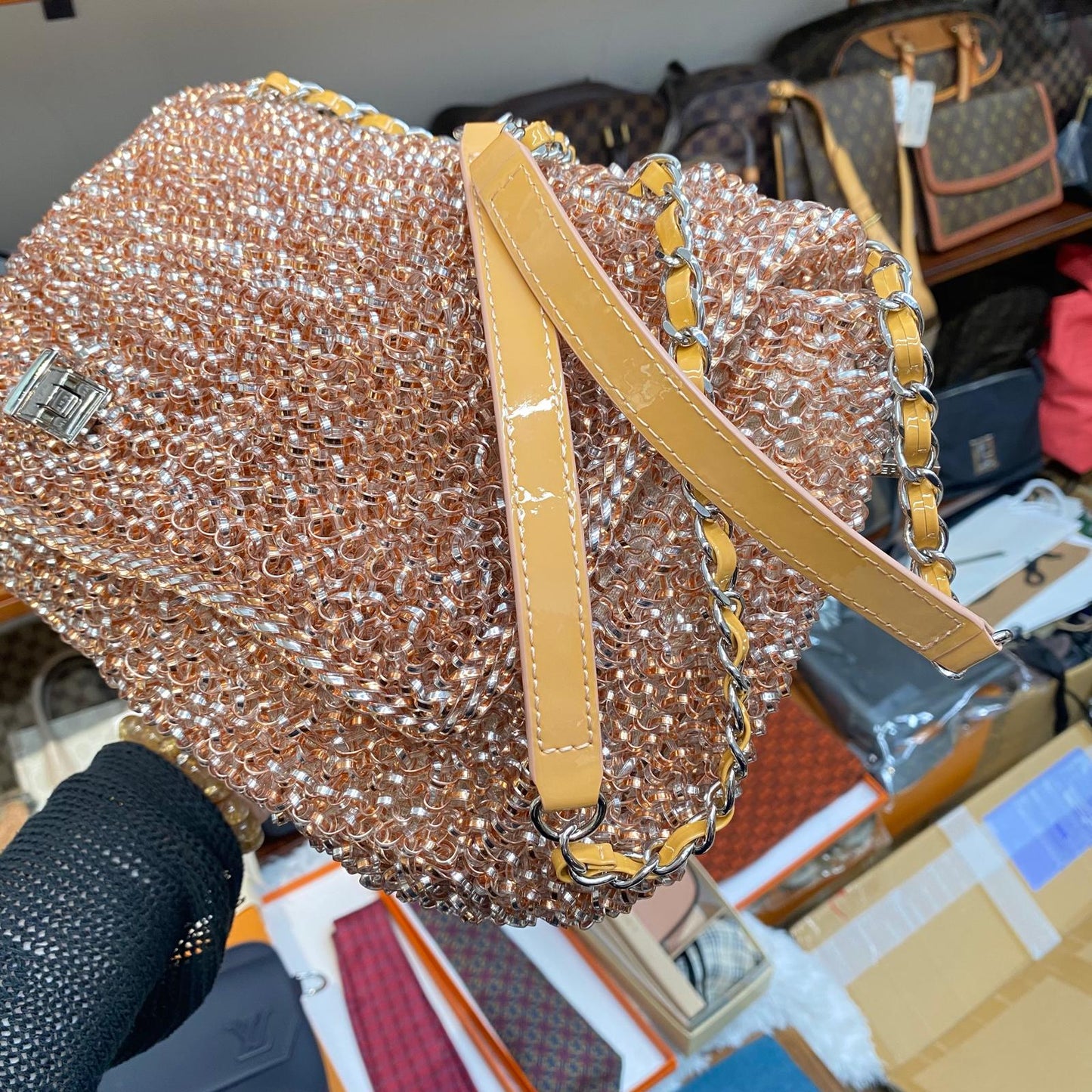 Anteprima 3 Way Tote 粉色 有塵袋