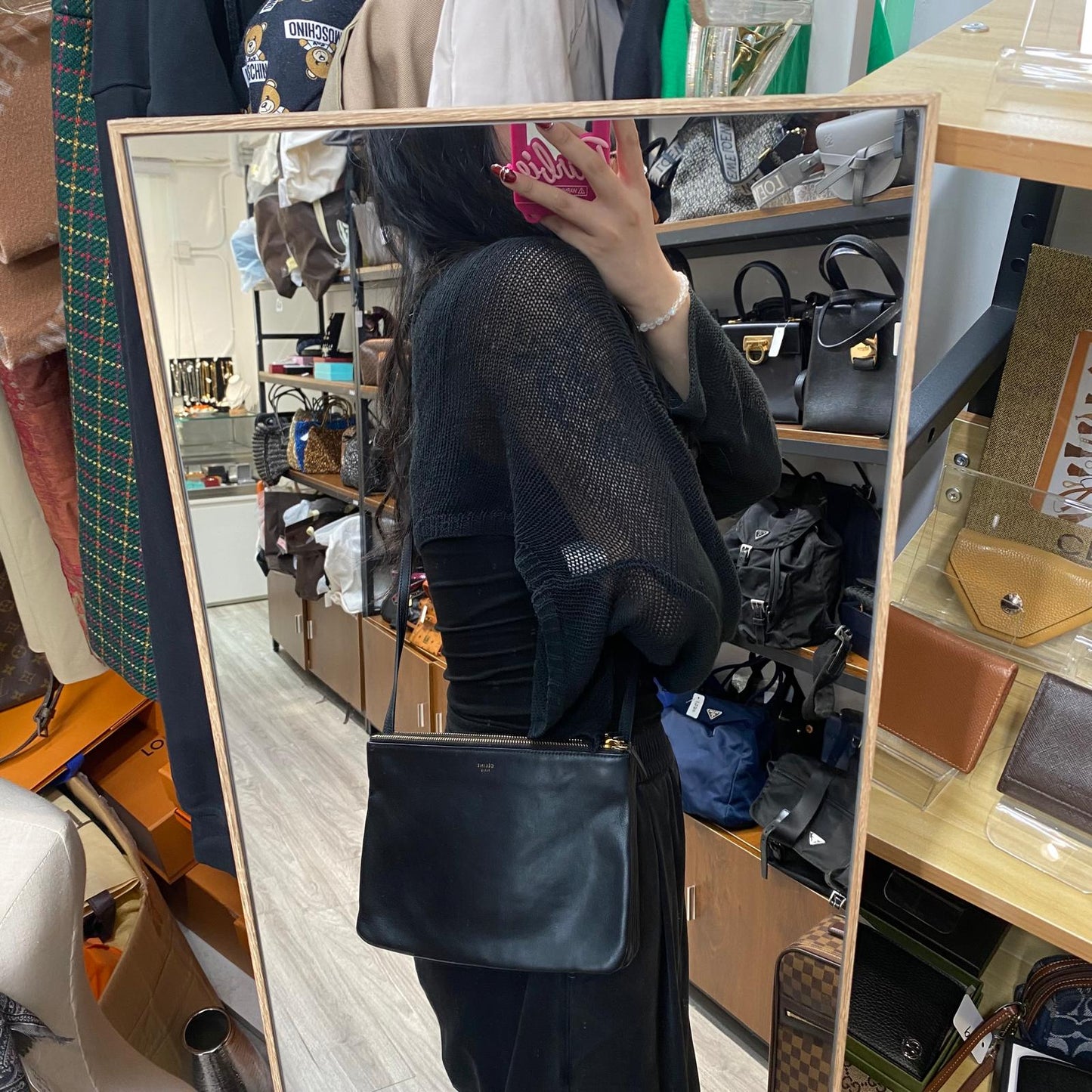 Celine Trio 斜孭袋 有塵袋