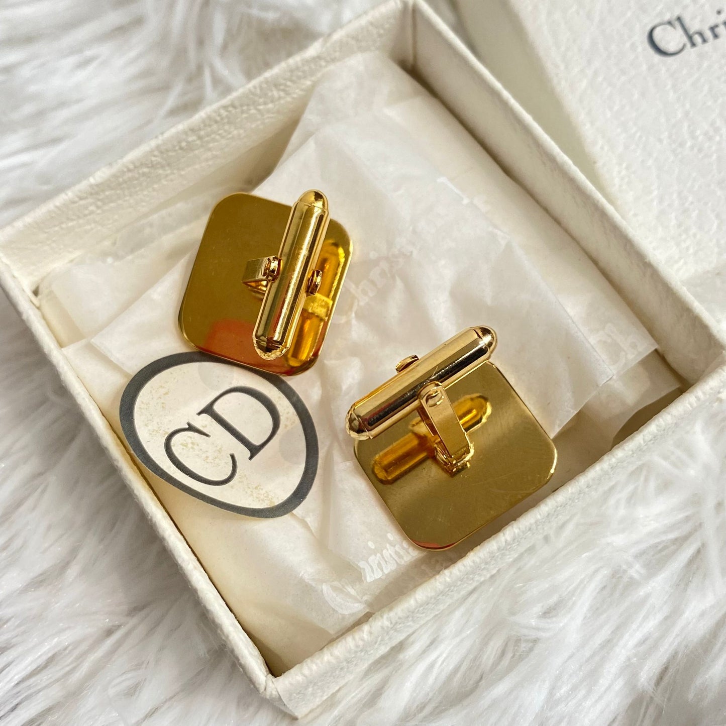 Dior 袖口鈕 有盒