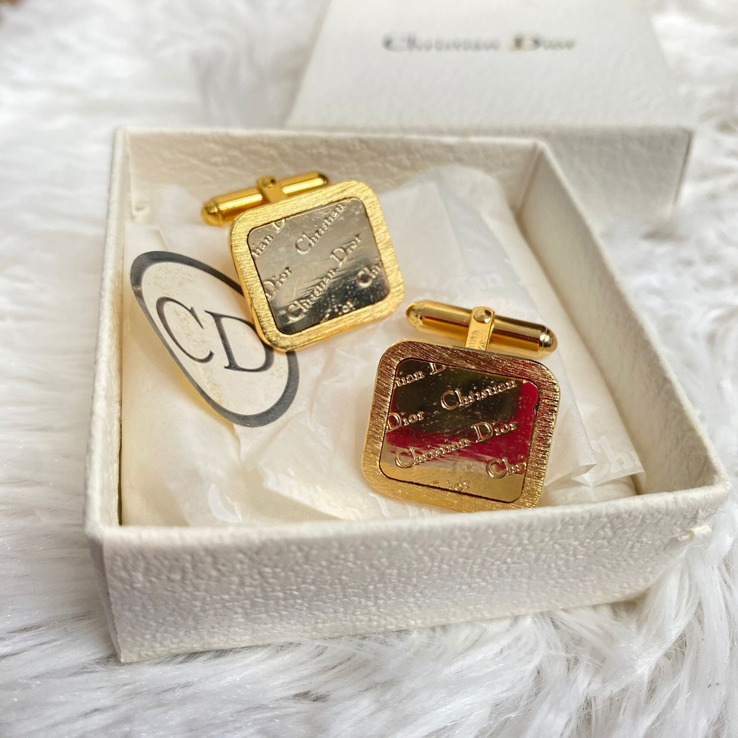 Dior 袖口鈕 有盒