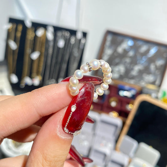 3-5mm 淡水珍珠戒指