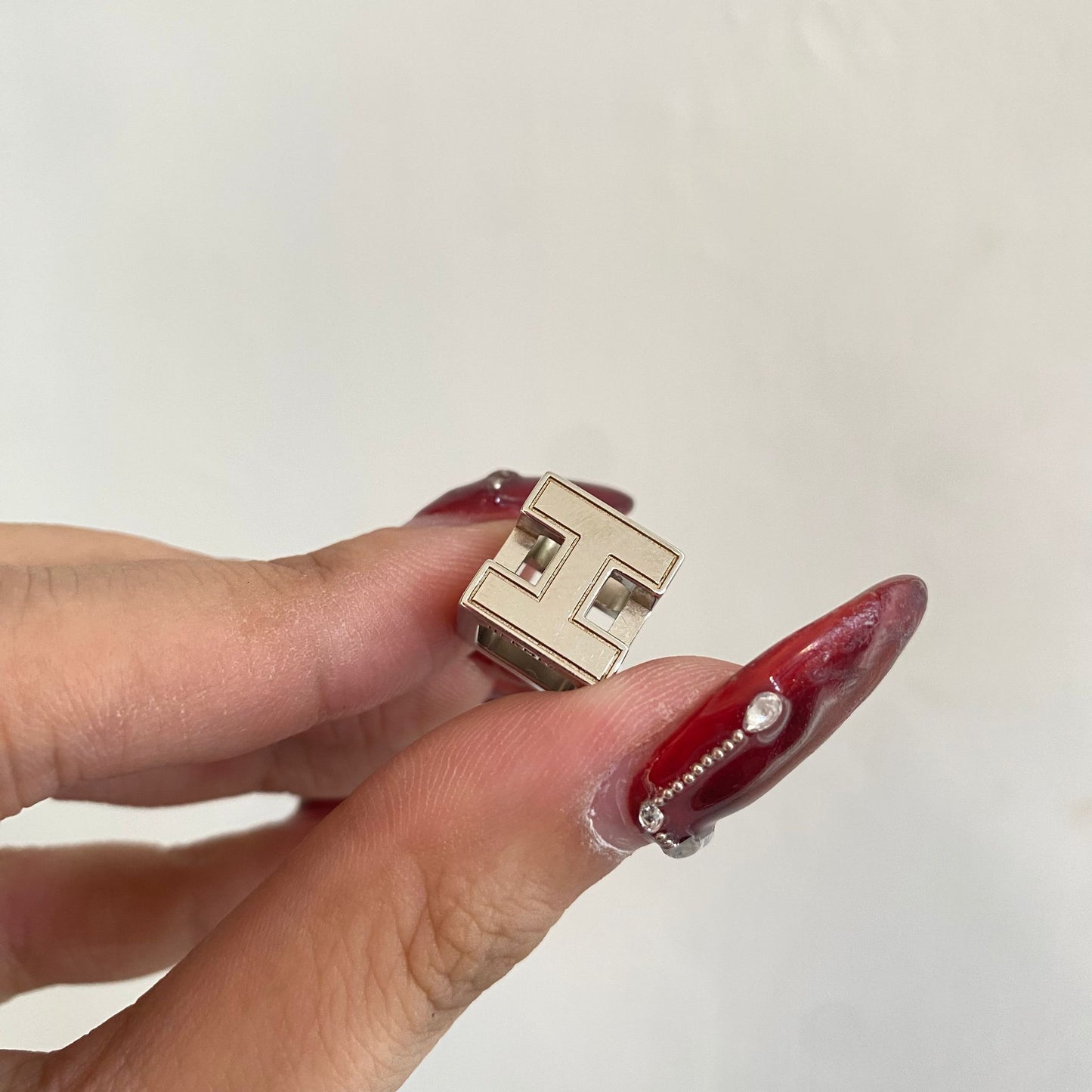 HERMES Cube H 銀橙