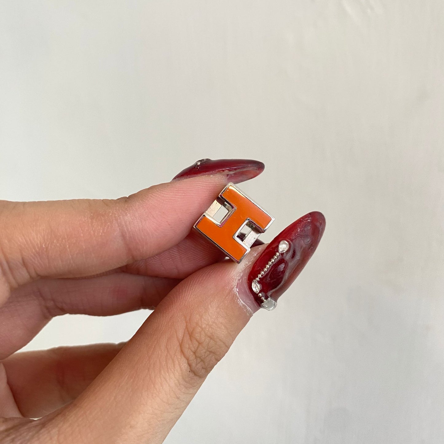 HERMES Cube H 銀橙