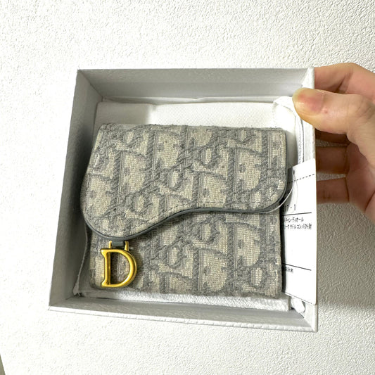 DIOR Saddle Lotus 短銀包