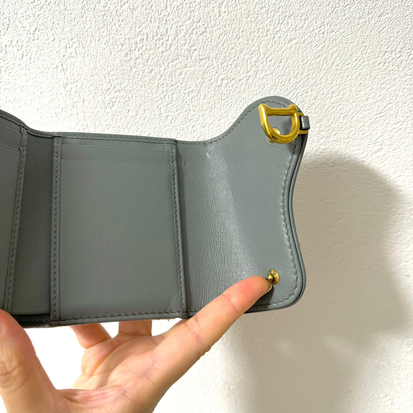 DIOR Saddle Lotus 短銀包