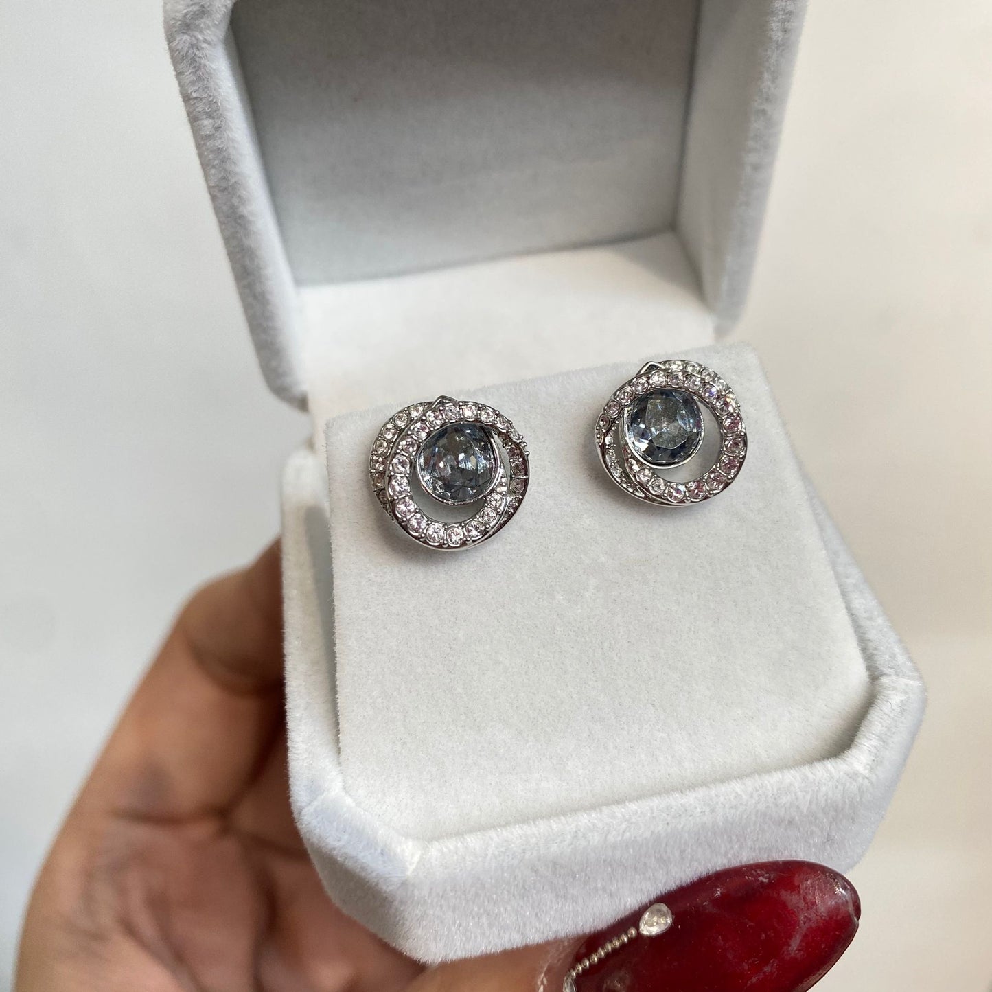 SWAROVSKI 水滴鑽耳針耳環