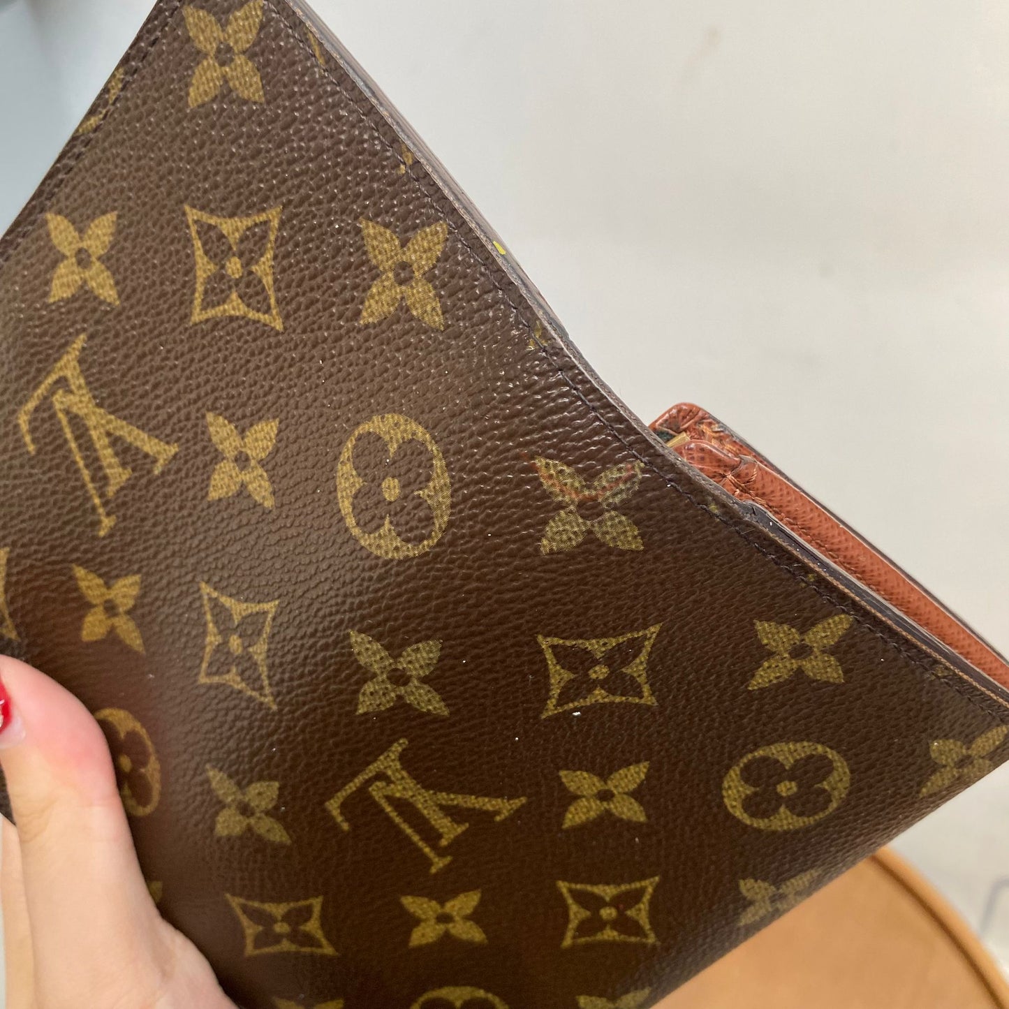 LV老花銀包 有盒