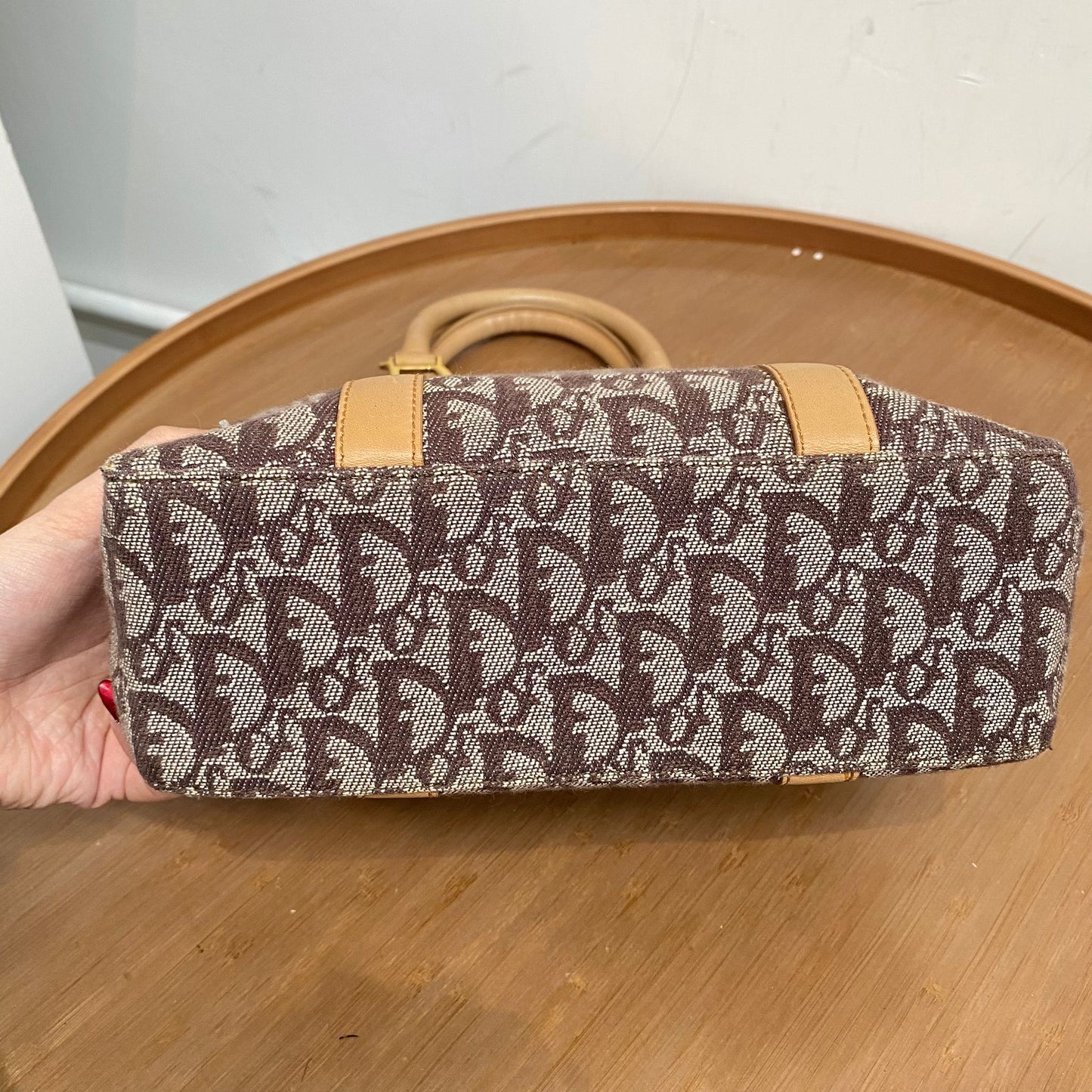 DIOR 老花手挽袋