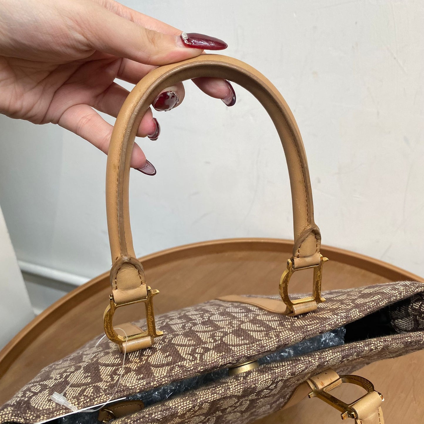 DIOR 老花手挽袋
