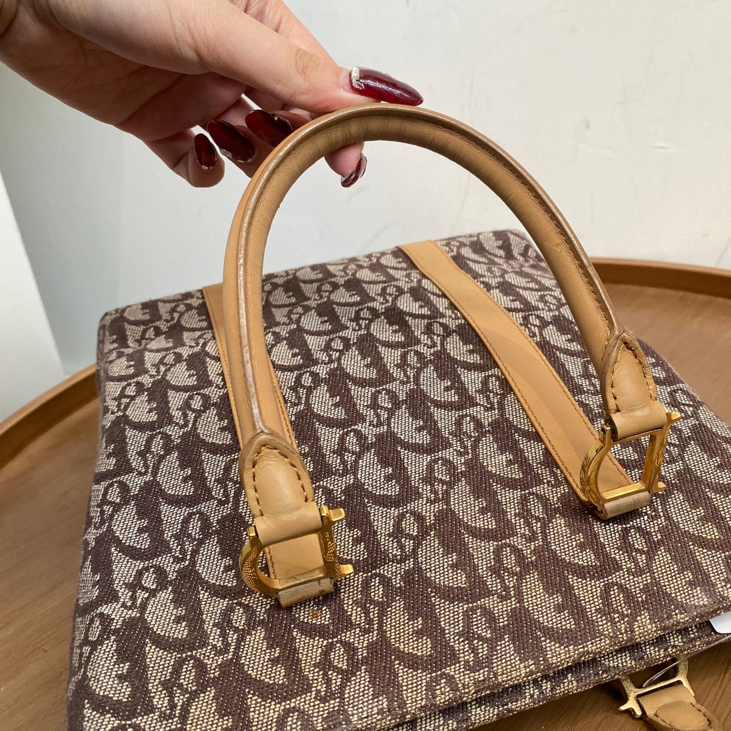 DIOR 老花手挽袋