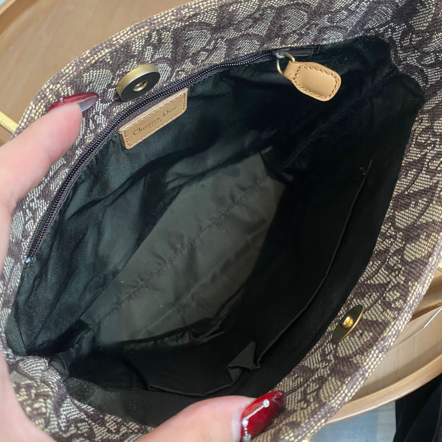 DIOR 老花手挽袋