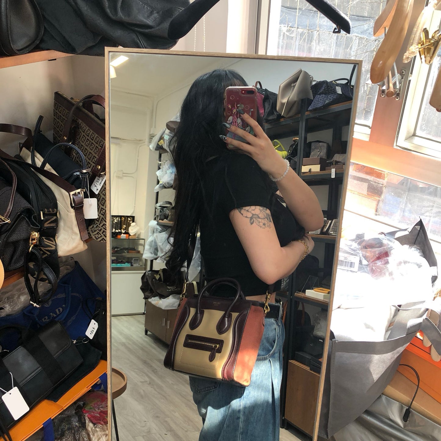 Celine Nano Luggage 有塵袋