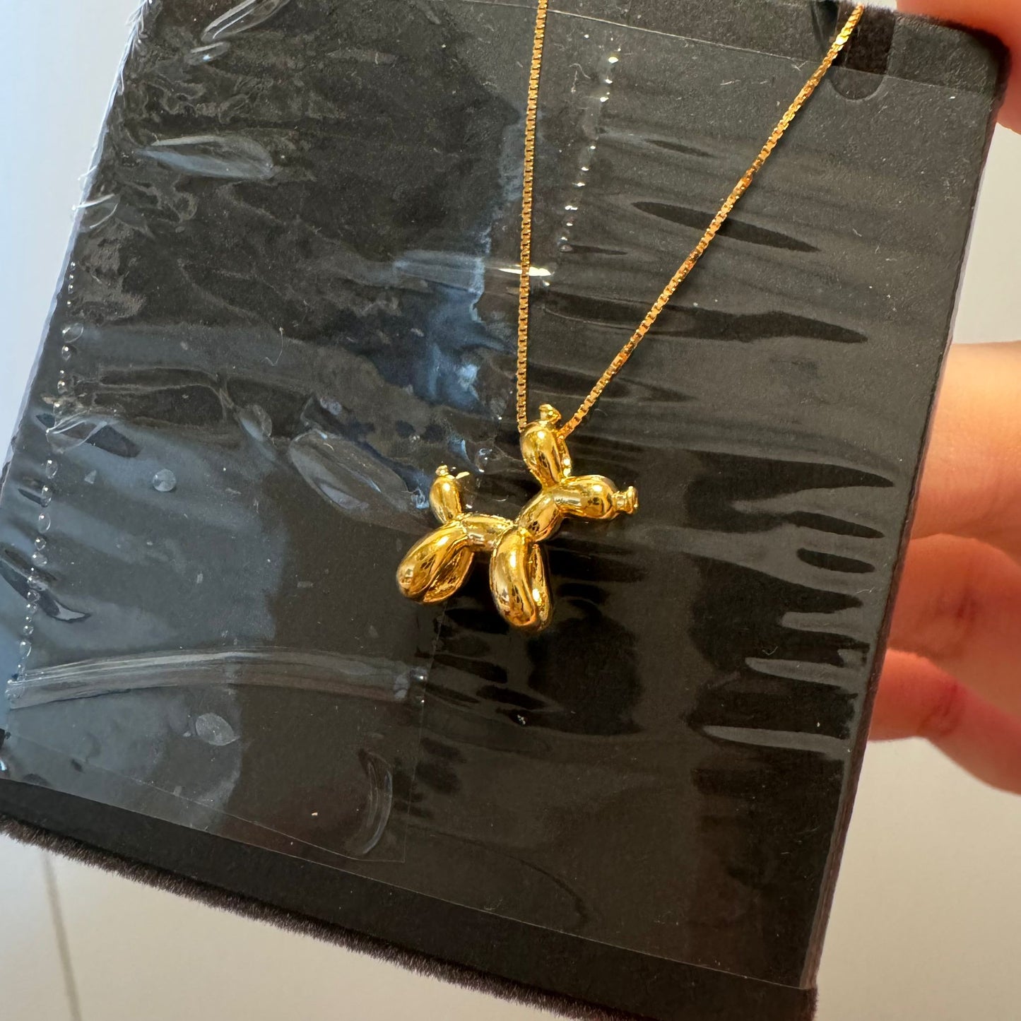 999足金立體氣球狗狗頸鏈🐩