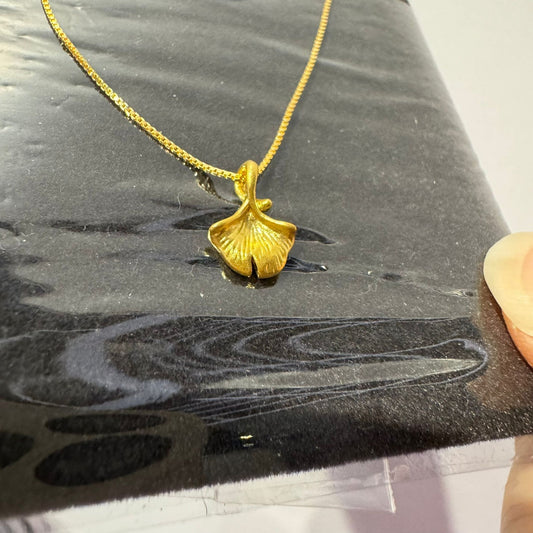 999足金銀杏葉頸鏈🍁