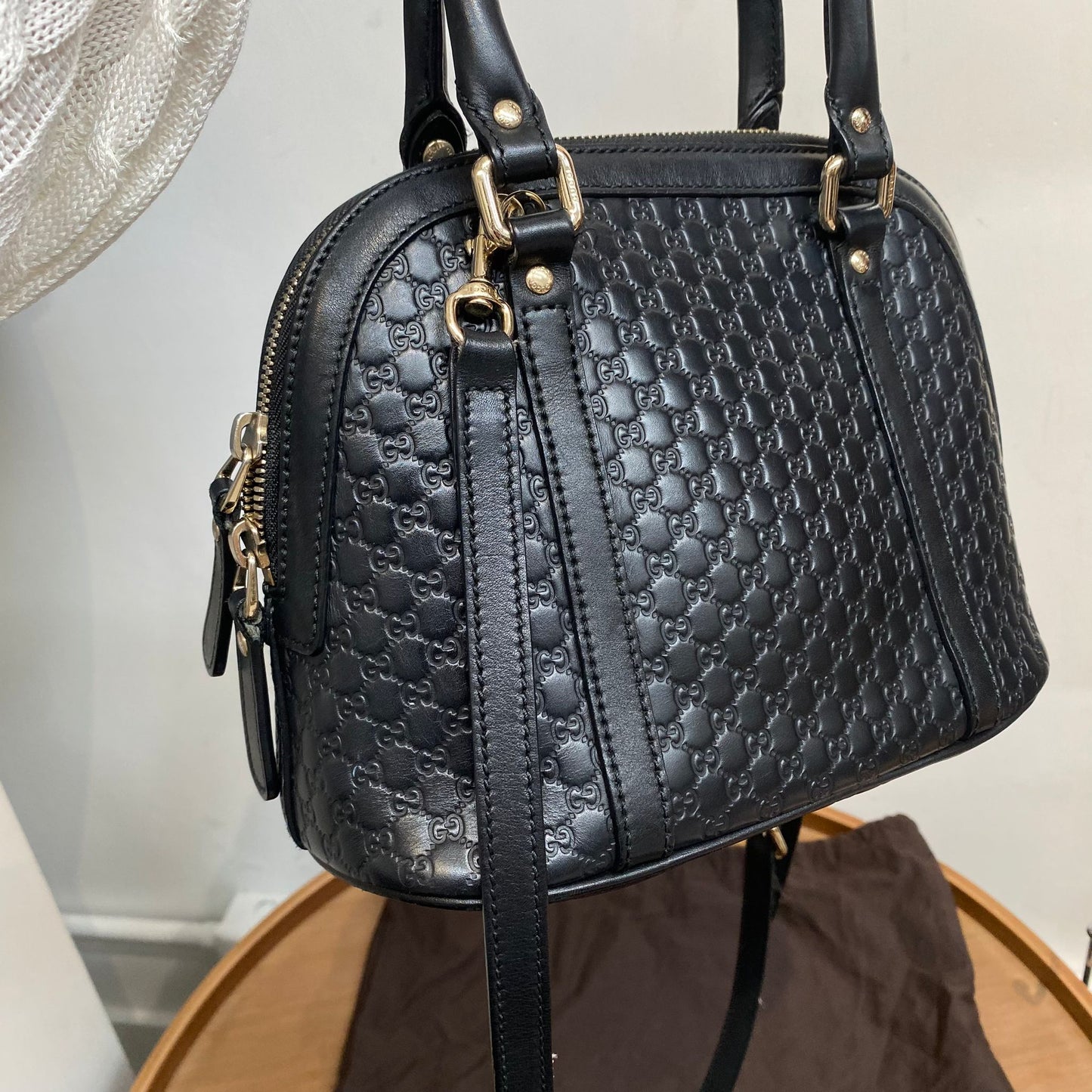 Gucci貝殼包 有塵袋