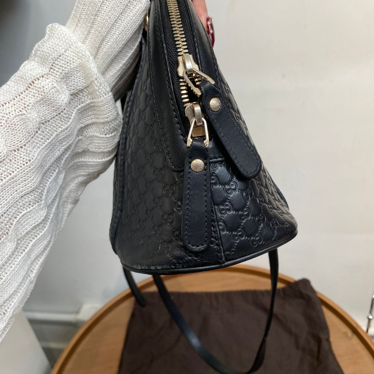 Gucci貝殼包 有塵袋
