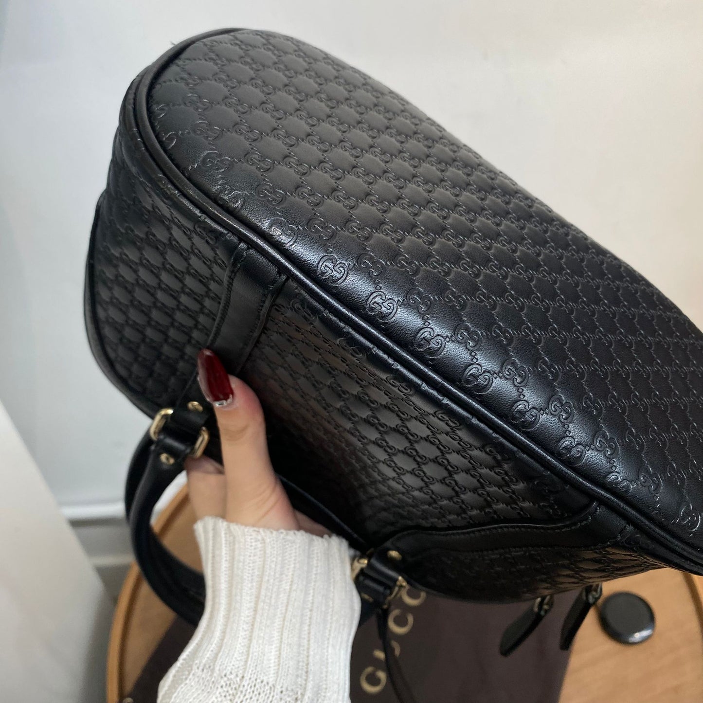Gucci貝殼包 有塵袋