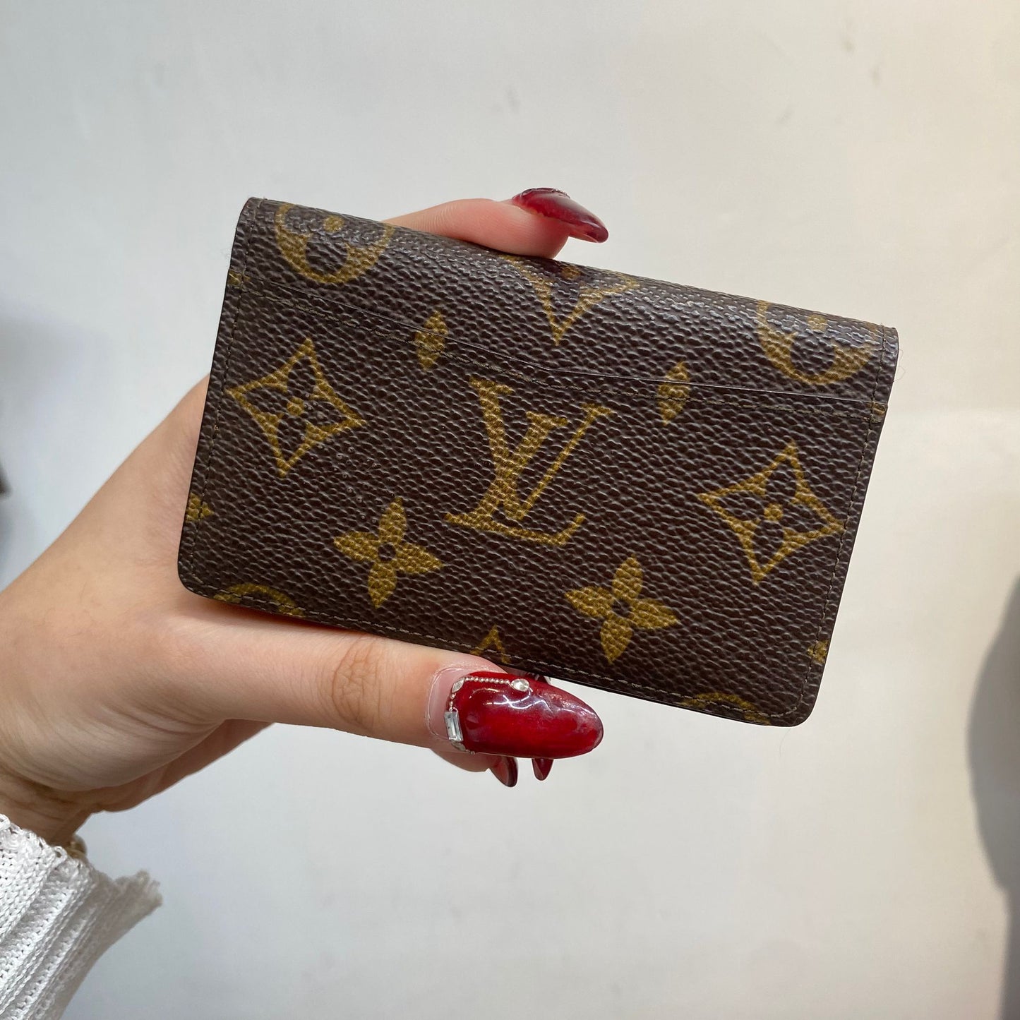 LV 老花卡片套