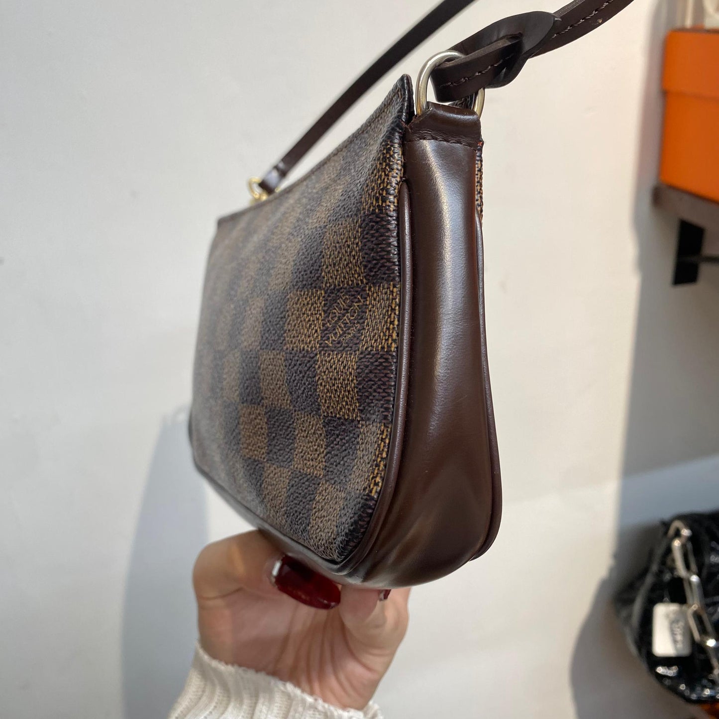 LV 棋盤腋下包