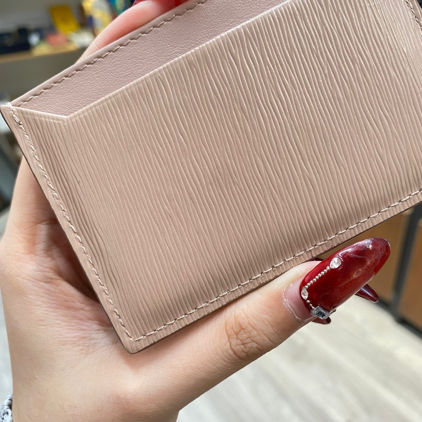 PRADA BABY PINK 卡片套 有盒