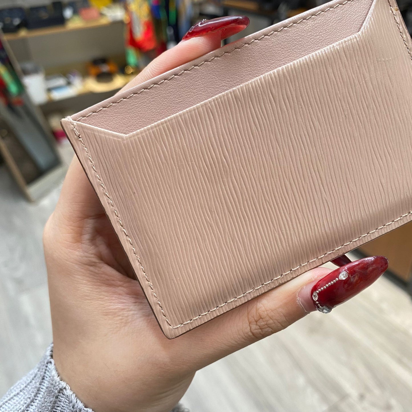 PRADA BABY PINK 卡片套 有盒