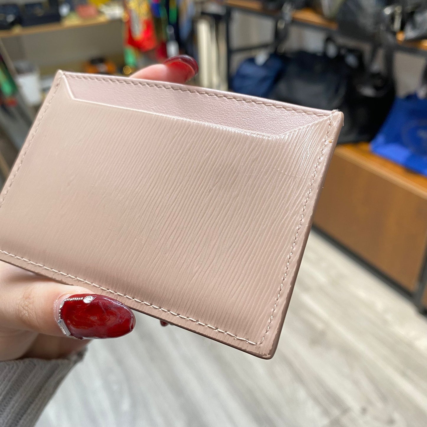 PRADA BABY PINK 卡片套 有盒