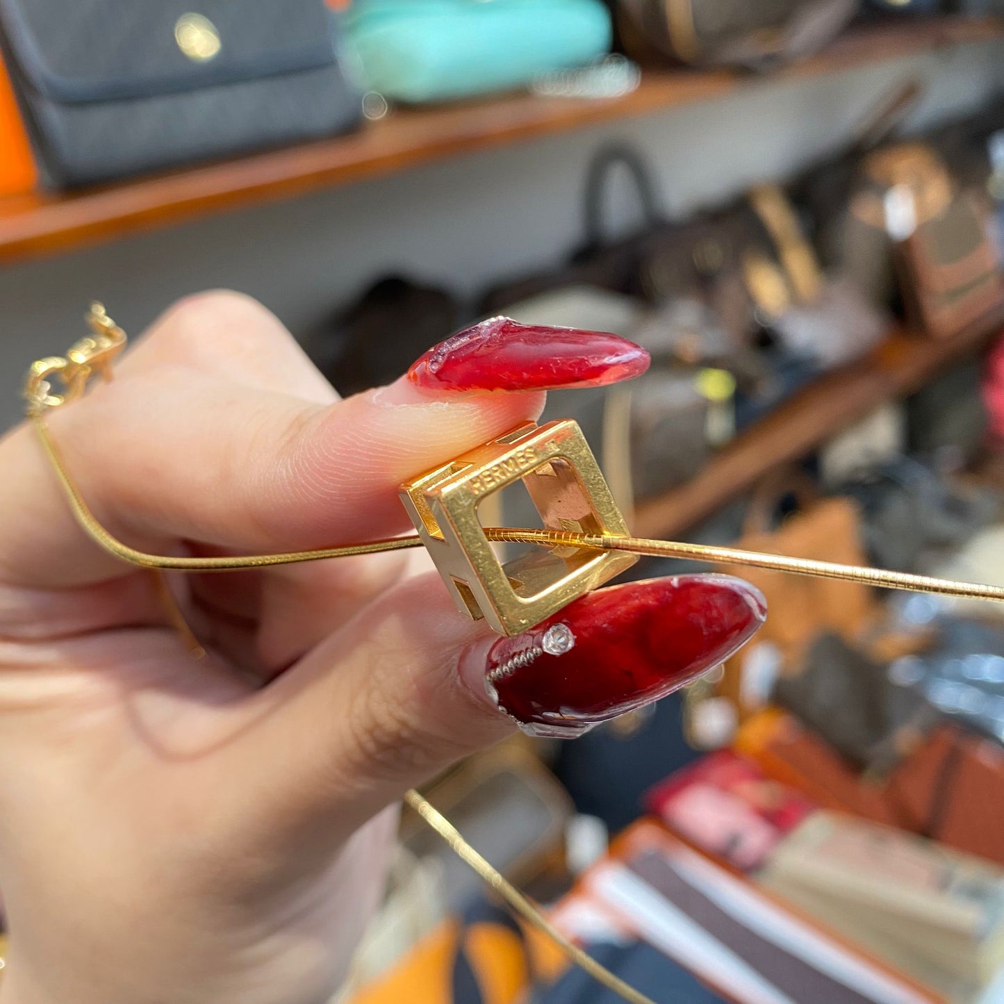 HERMES CUBE H頸鏈