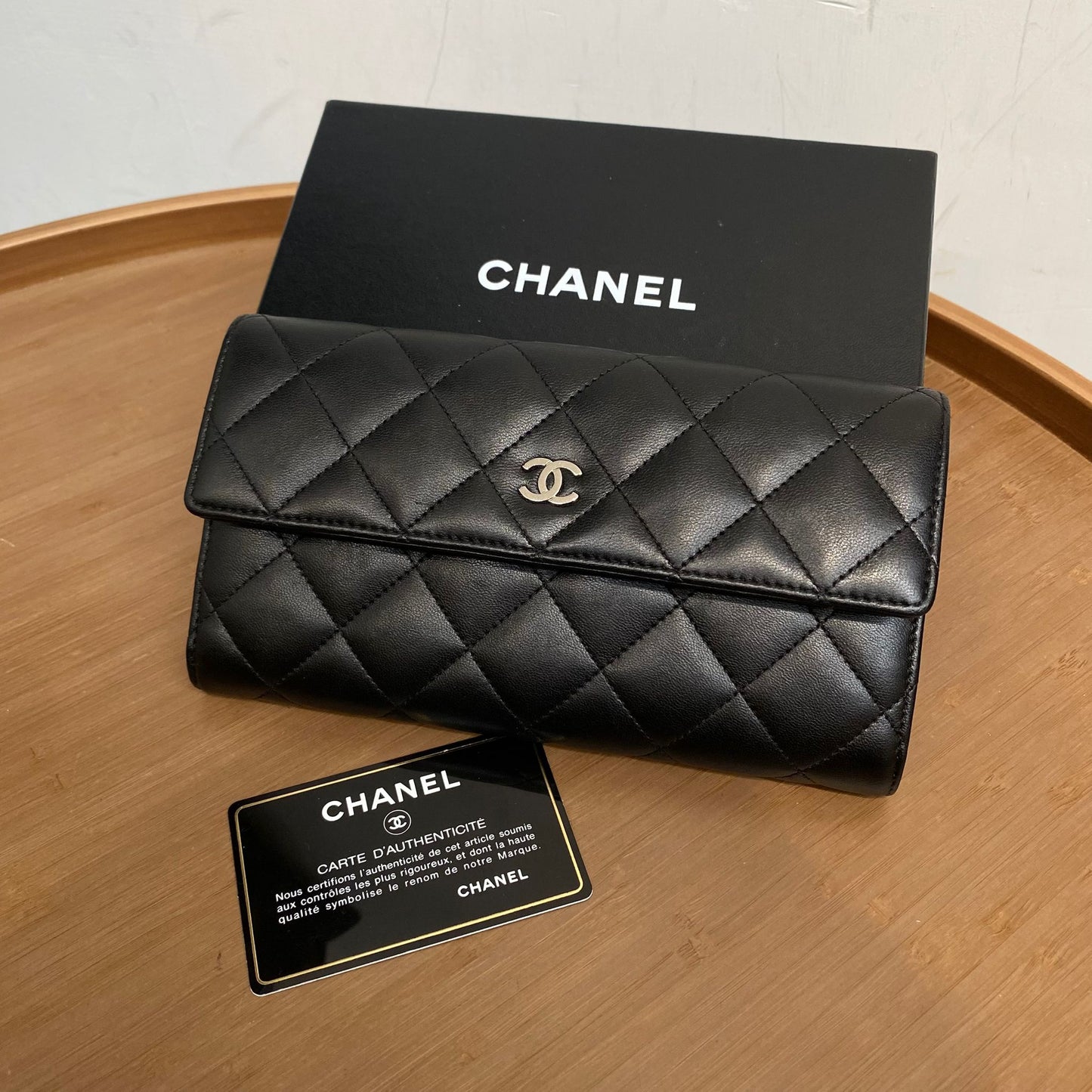 Chanel 長銀包 有盒有貼有卡