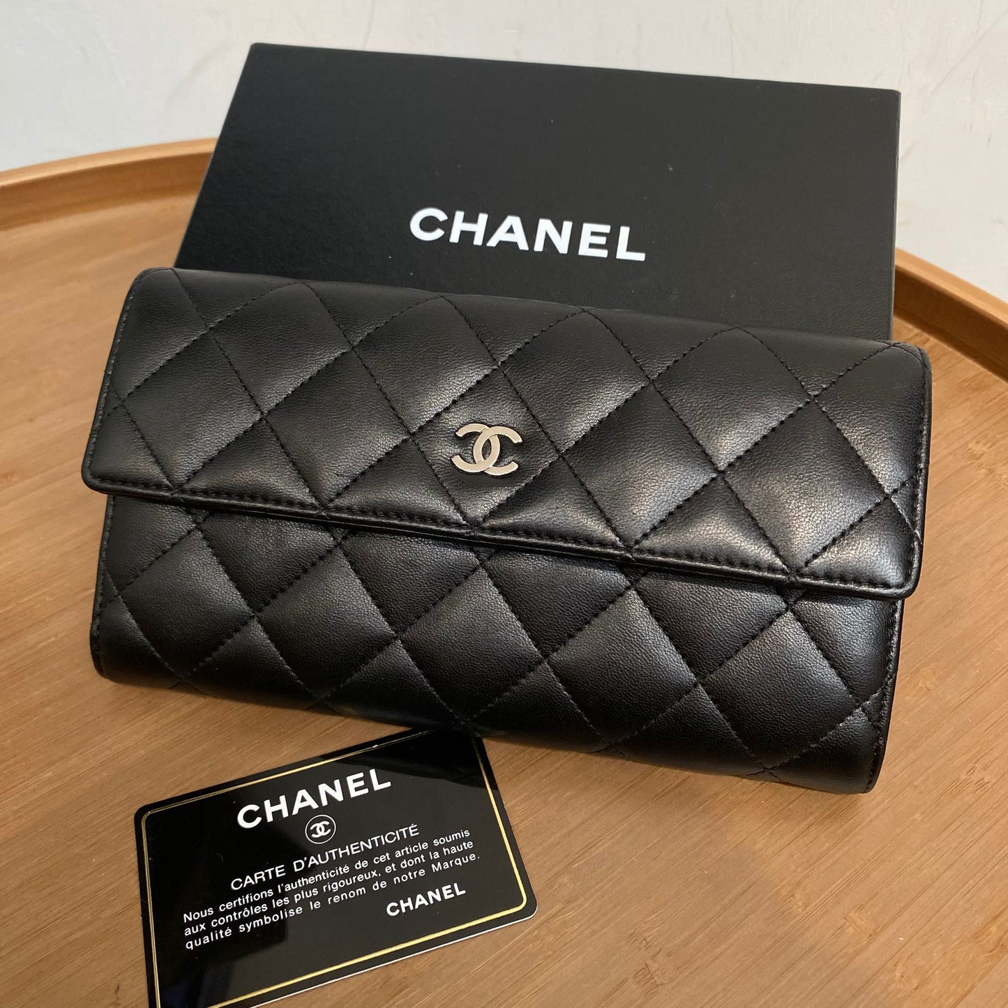 Chanel 長銀包 有盒有貼有卡