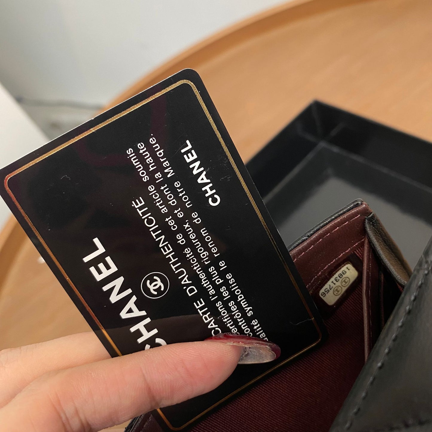 Chanel 長銀包 有盒有貼有卡