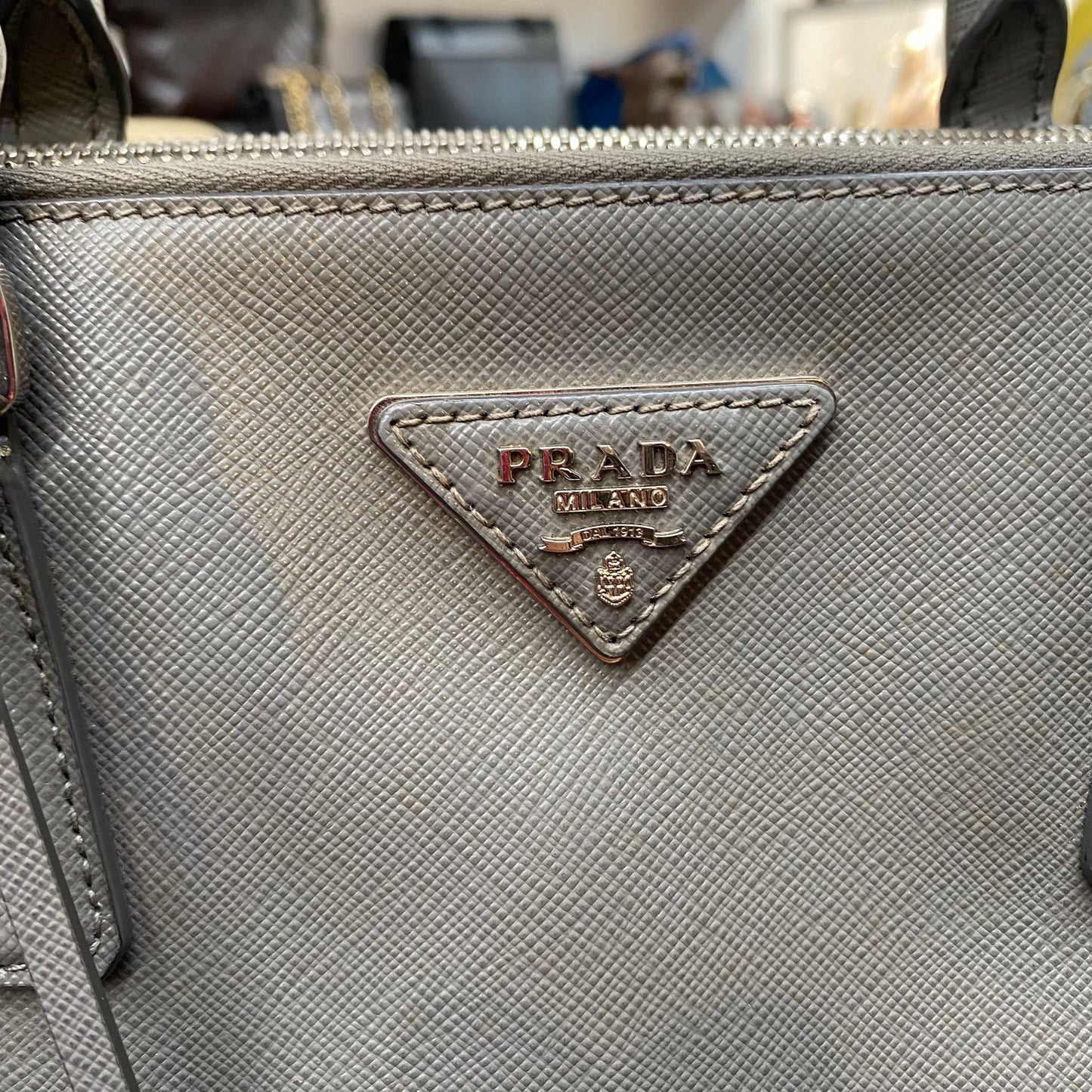 PRADA 3 WAY Tote 灰色