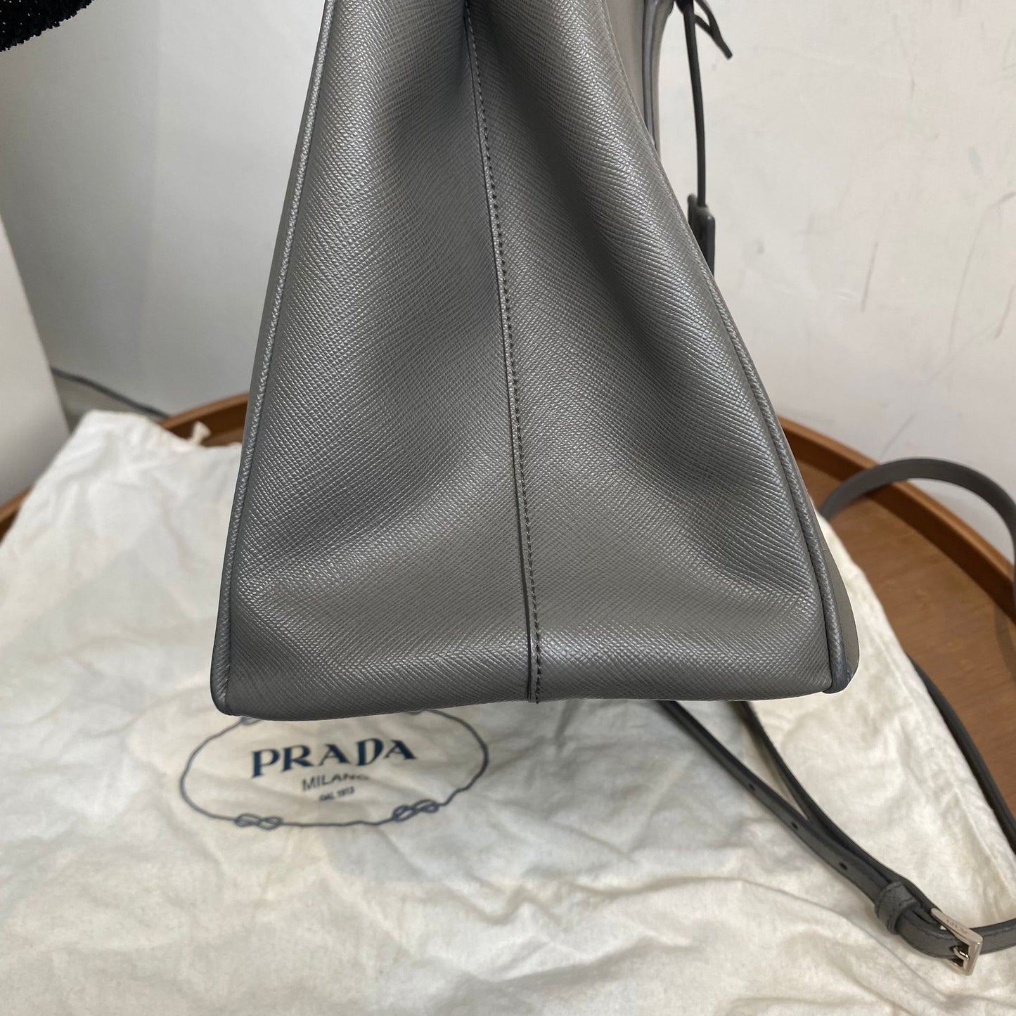 PRADA 3 WAY Tote 灰色