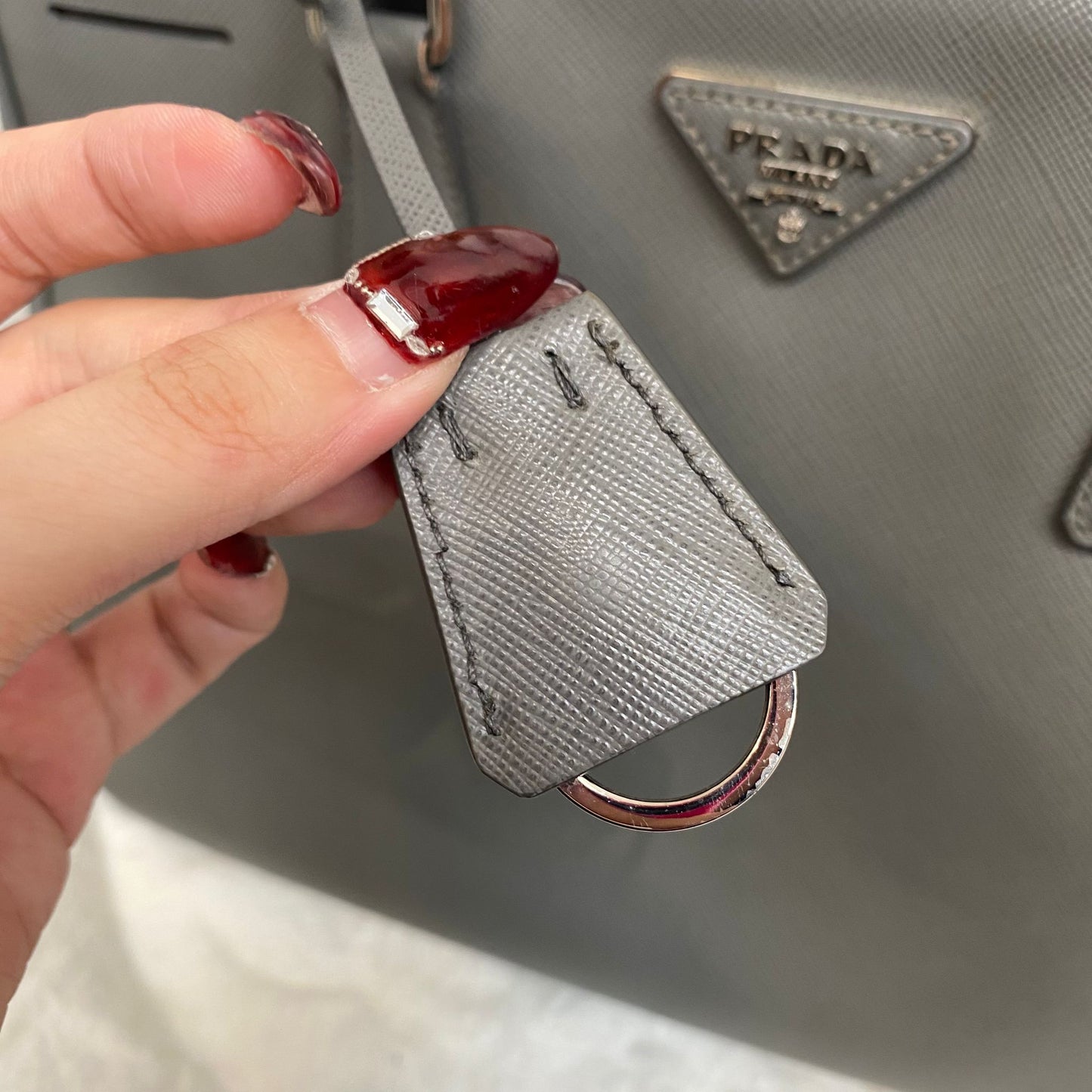 PRADA 3 WAY Tote 灰色
