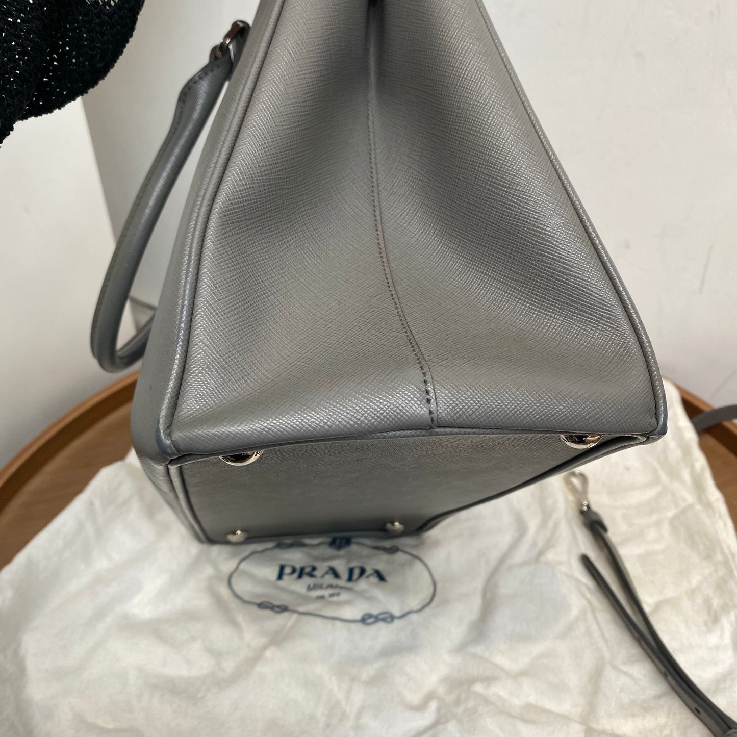 PRADA 3 WAY Tote 灰色