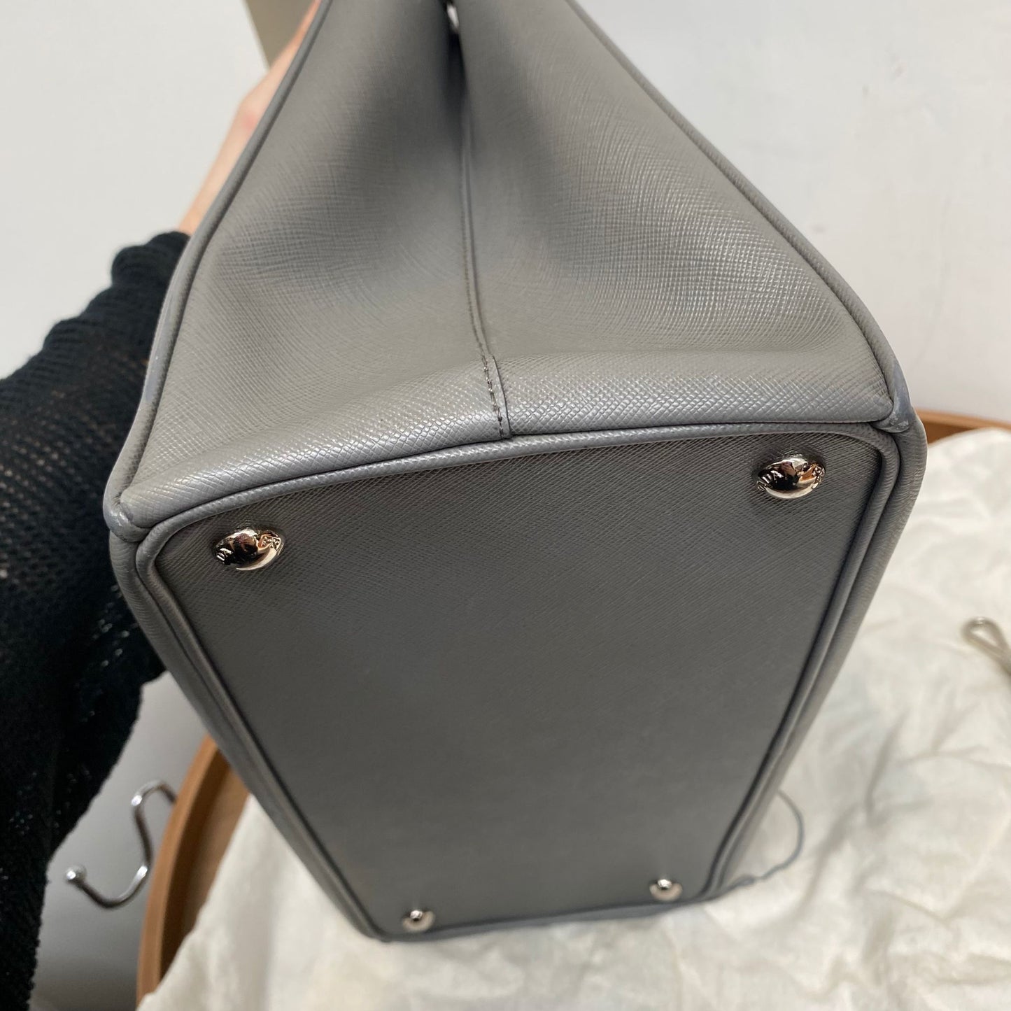 PRADA 3 WAY Tote 灰色
