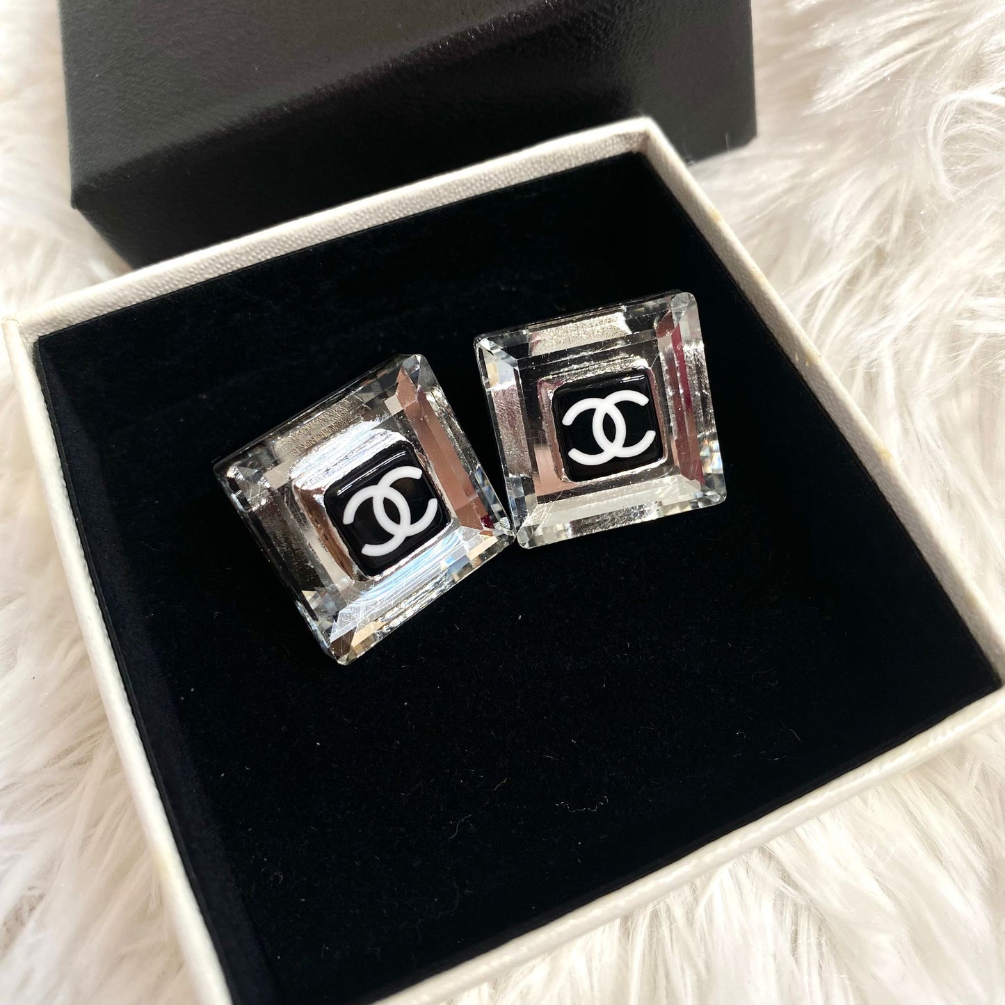 🐚Chanel 耳針耳環 有盒