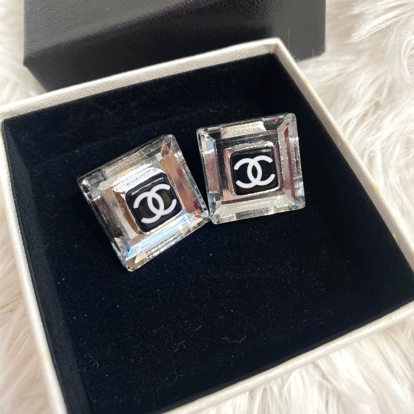 🐚Chanel 耳針耳環 有盒