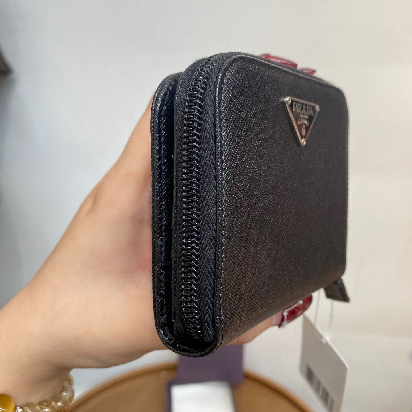 Prada短銀包 有盒