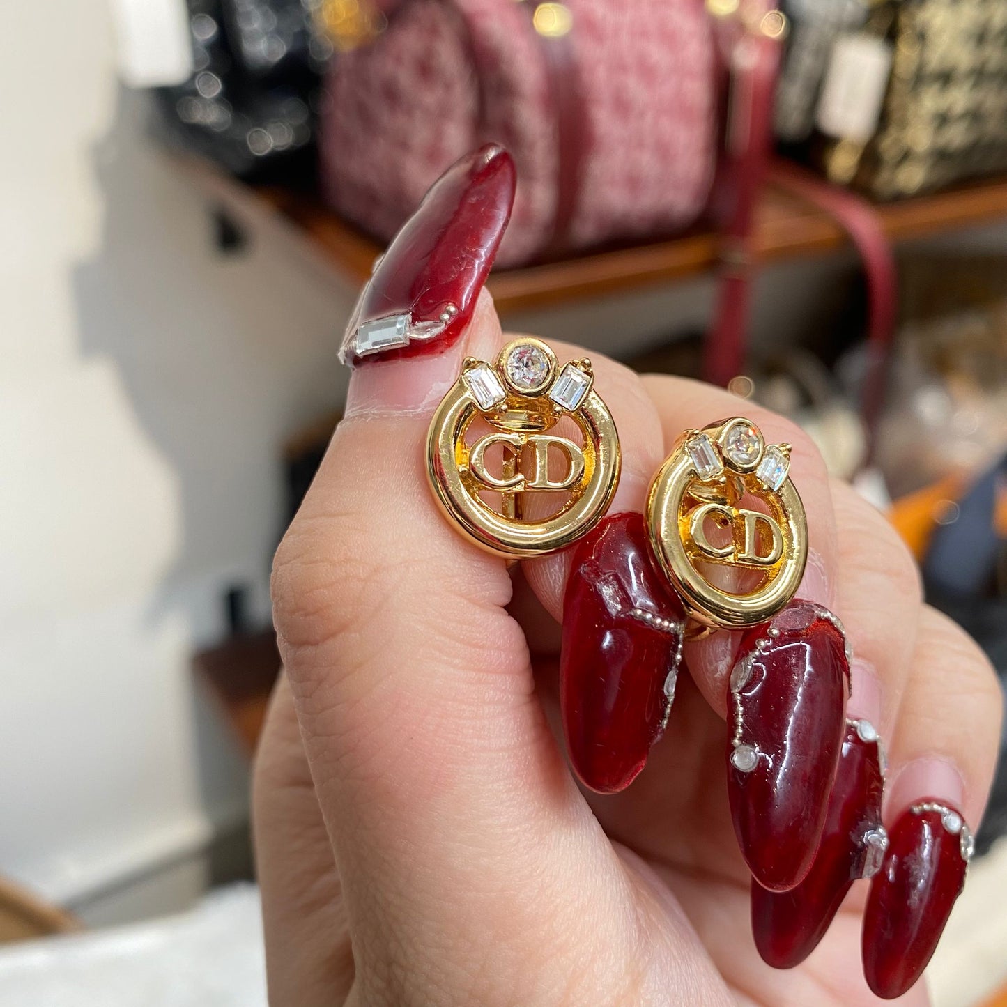 DIOR 耳夾