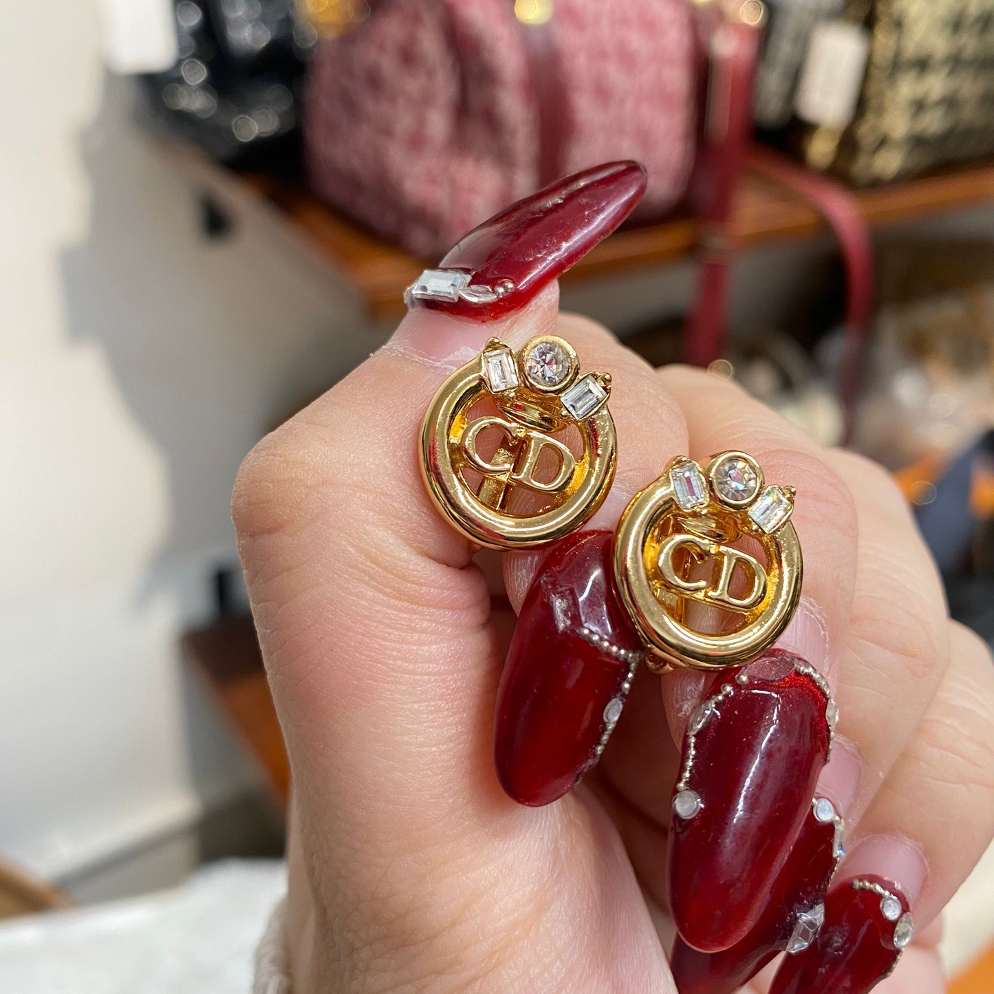 DIOR 耳夾