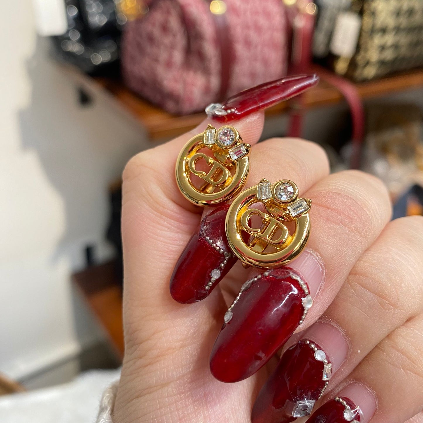 DIOR 耳夾