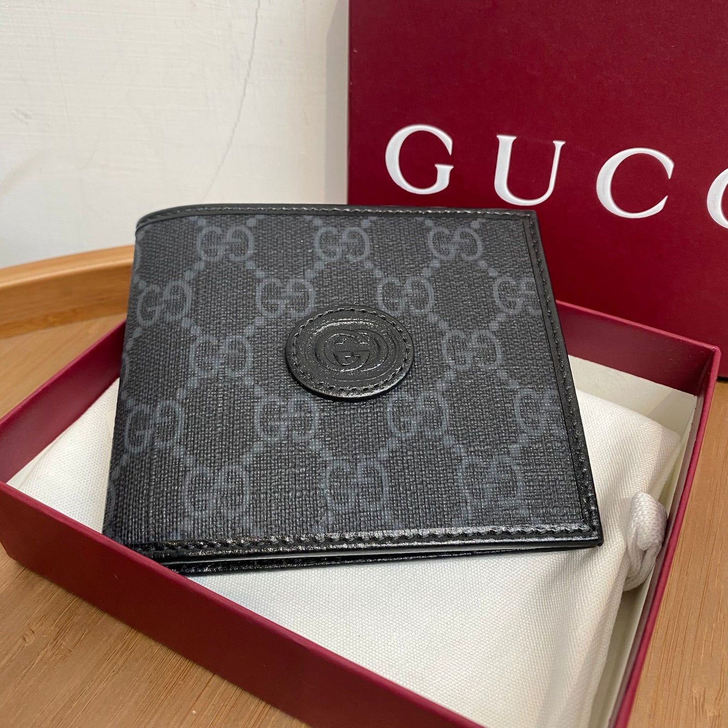 Gucci銀包 有盒有塵袋