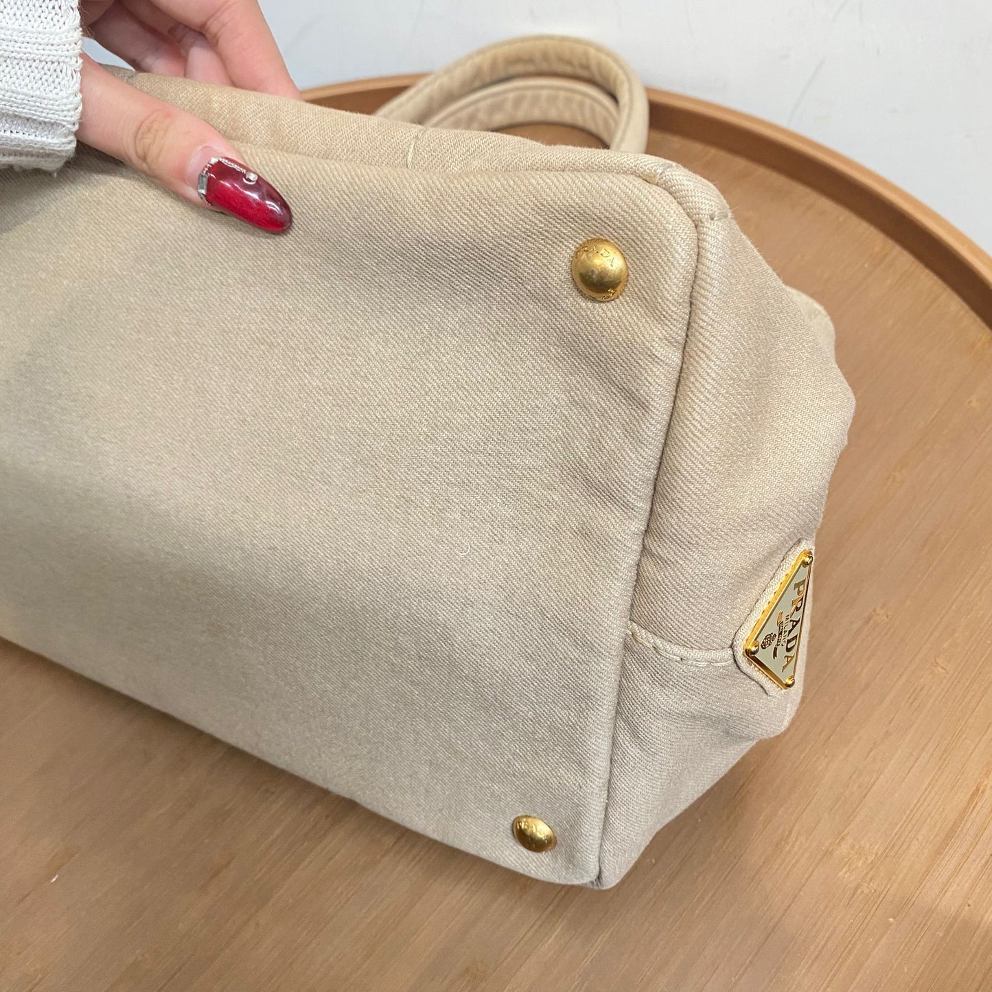 Prada Canvas Tote