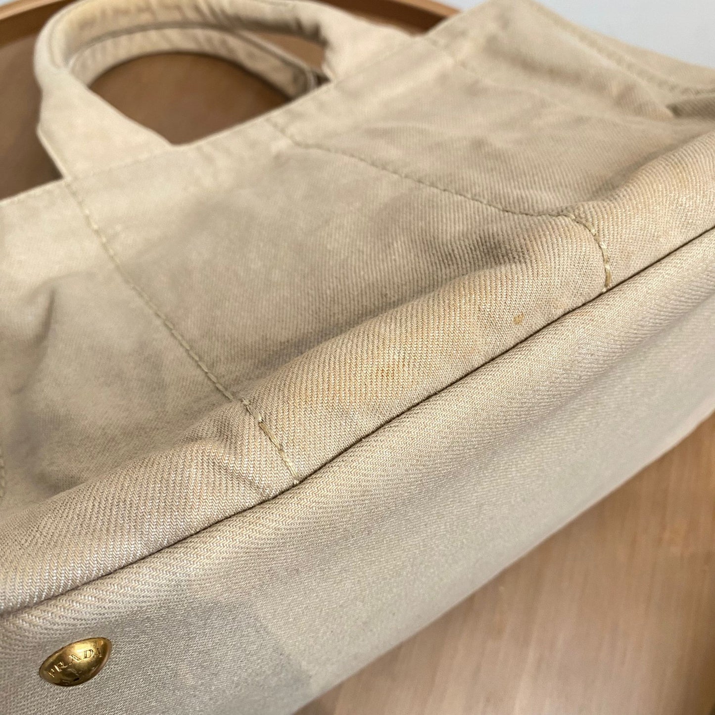 Prada Canvas Tote